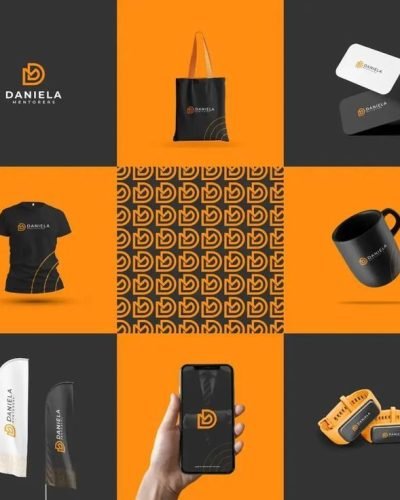 Modern unique Building Strong company logo branding design